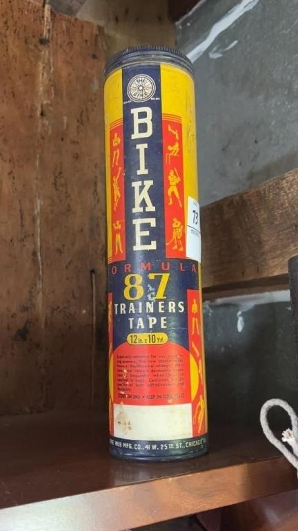 Bike Trainer Tape Tin
