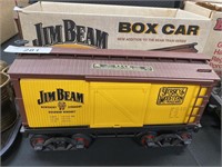 Jim Beam train box car decanter.