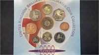 2000 BU United Kingdom (9) Coins Set