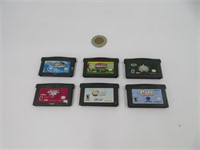 6 jeux pour Nintendo Game Boy Advance