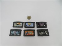 6 jeux pour Game Boy Advance