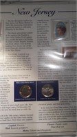 5 STATEHOOD QUARTERS COIN & POSTAL COLLECTION
