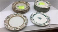 Wedgewood Plates 2 with chips and Booths of