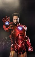 Signed Iron Man Robert Downey Jr Poster