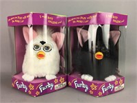 Pair of Original Furby Figures in Box