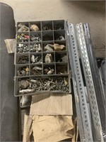 Assorted Nails & Hardware, Saw Horses, Tarps, Slot