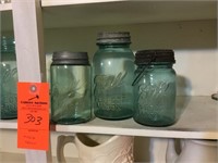 Blue Ball jars