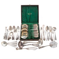 Assorted American sterling silver flatware (38)