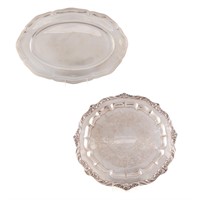 Suzuyo silver oval platter