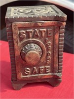 Cast iron antique Bank safe