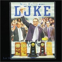 Mike Krzyzewski Signed Duke Blue Devils NCAA Photo