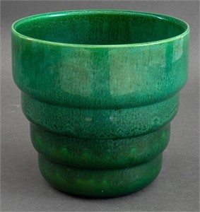 Vintage Haeger American Pottery Green Vase