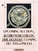 Upcoming auction 267:Bid now for on-time Delivery