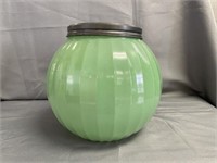 Early Satin Glass Canister