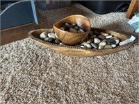 Wood Carved Bowls