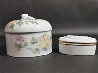 Elizabeth Arden Porcelain Powder Box, Candle