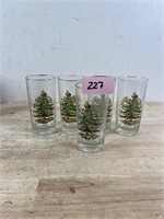 Spode Christmas Tree 12or Drinking glasses