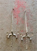 (1) Pair 24" Steel Ladder Jacks