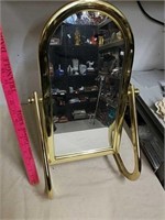 Vintage vanity mirror on swivel stand