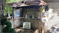 Outdoor Potting Shed/Outdoor Bar with Canopy -