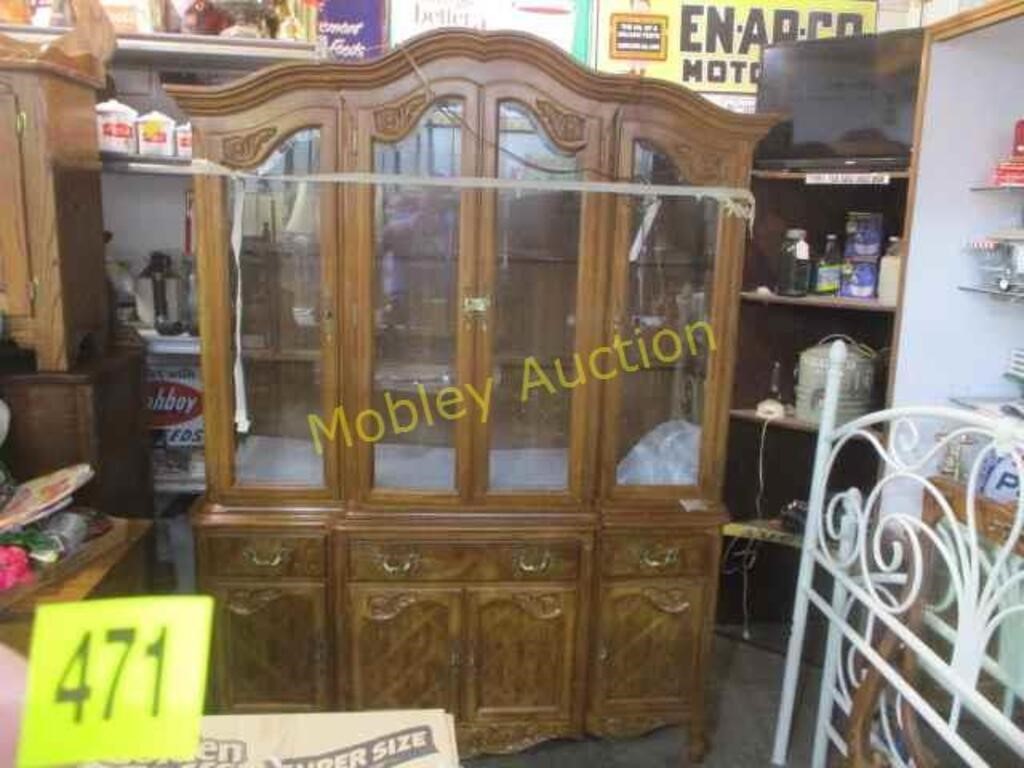 82'' TALL X 60'' WIDE-CHINA CABINET-PICKUP ONLY