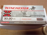 30-30 win 150 gr 20 rounds