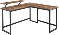 VASAGLE L-Shape Computer Desk 55"