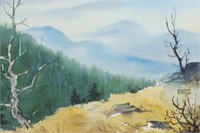 Raymond L. Williams "Roan Mountain" Watercolor