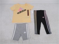 3-Pc Adidas Toddler's 3T Set, T-shirt, Short and