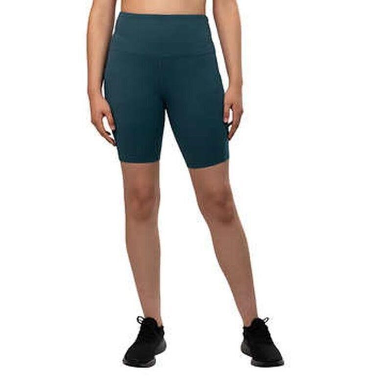 Tuff Veda Women's MD Biker Short, Teal Medium