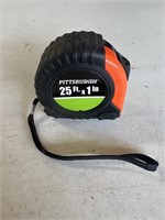 Pittsburgh 25ft x 1in tape measure