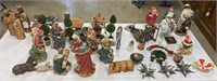 Large Group of Christmas Items, Nativity Scene