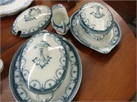 Partial set of Venice pattern dinnerware, ca
