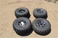 Maxxis ATV Tires- (2) 25 x 8-12 & (2) 25x10-12