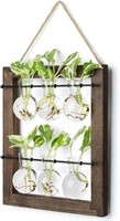 Mkono Double Layer Wall Hanging Glass Planter