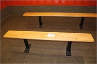 (2) Wooden Benches