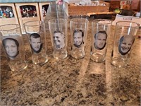 6 Green Bay Packers Legends glasses Pizza Hut