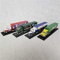 4 Assorted Matchbox Brewry Delivery Semi Trucks