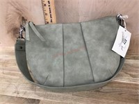 New green ladies handbag