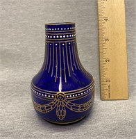Art Deco Cobalt Blue Vase