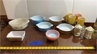 colored PYREX and FireKing and more