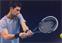 Tennis Autograph  Photo Novak Djokovic