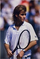 Tennis Autograph  Photo Andrre Agassi