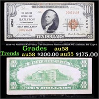 1929 $10 National Currency 'The Hazleton National