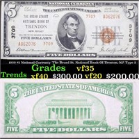 1929 $5 National Currency 'The Broad St. National