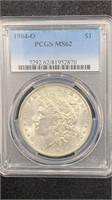 1904-O PCGS MS62 Silver Morgan Dollar