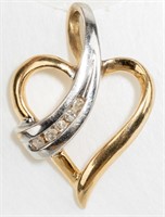 Jewelry 10kt Yellow Gold Heart Pendant