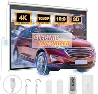 Powerextra 100 Inch Motorized Projector Screen