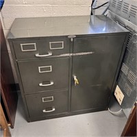Vintage Cole-Steel File & Storage Cabinet Combo