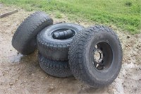 (4) Chevy 6 Lug Rims w/ Junk Tires